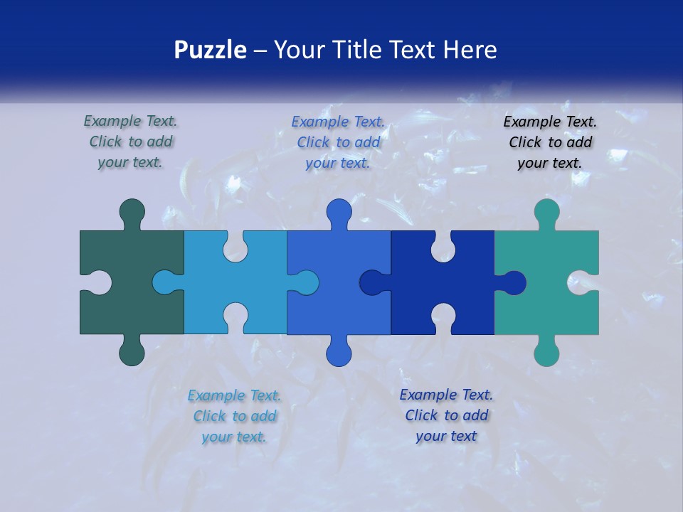 A Large Group Of Fish Swimming In The Ocean PowerPoint Template