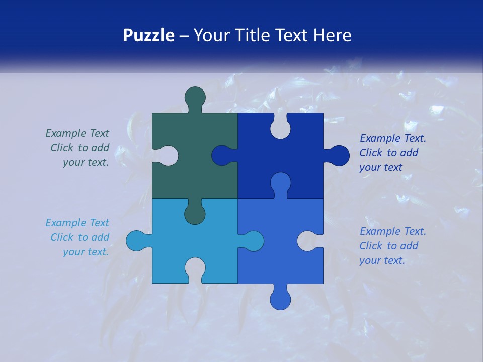 A Large Group Of Fish Swimming In The Ocean PowerPoint Template