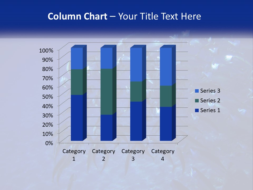 A Large Group Of Fish Swimming In The Ocean PowerPoint Template