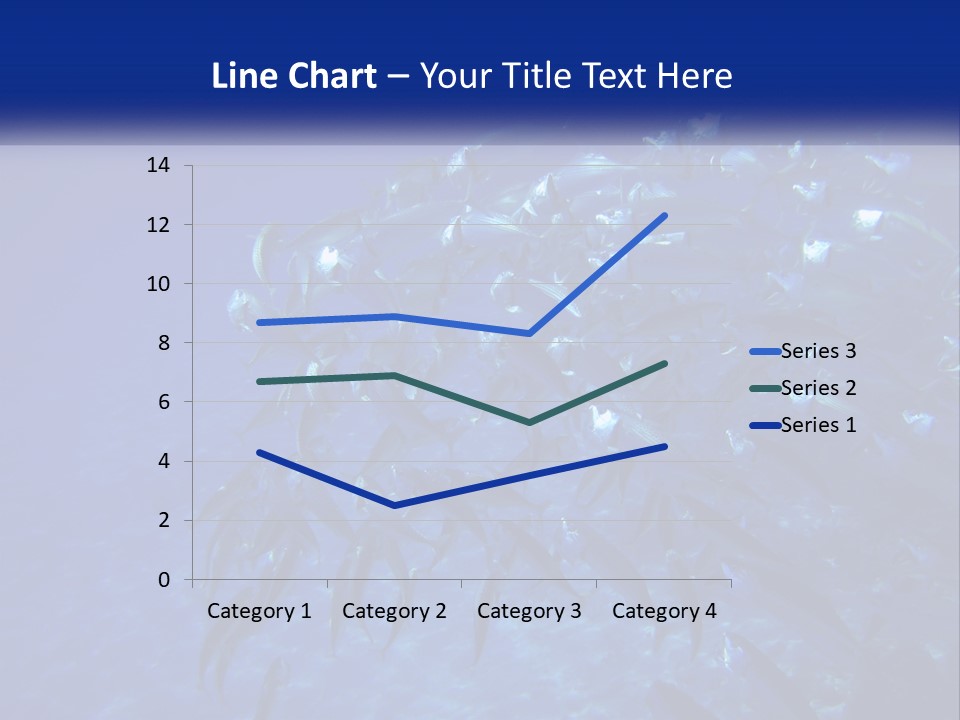 A Large Group Of Fish Swimming In The Ocean PowerPoint Template