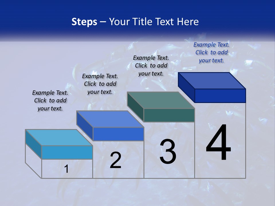 A Large Group Of Fish Swimming In The Ocean PowerPoint Template