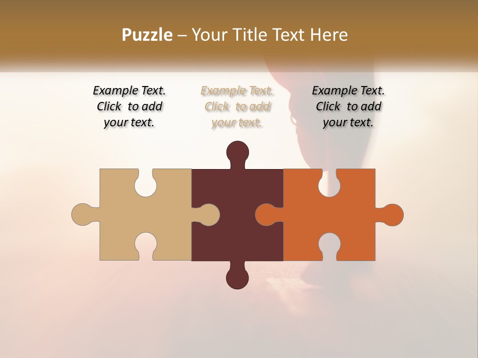 A Person Walking On A Wooden Floor With A Blurry Background PowerPoint Template