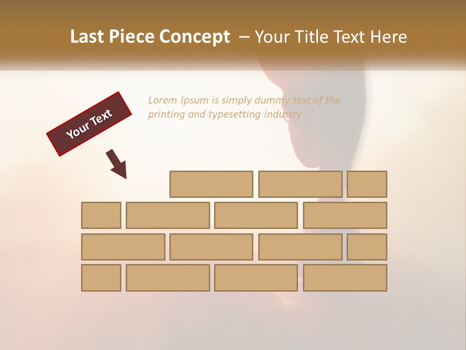 A Person Walking On A Wooden Floor With A Blurry Background PowerPoint Template