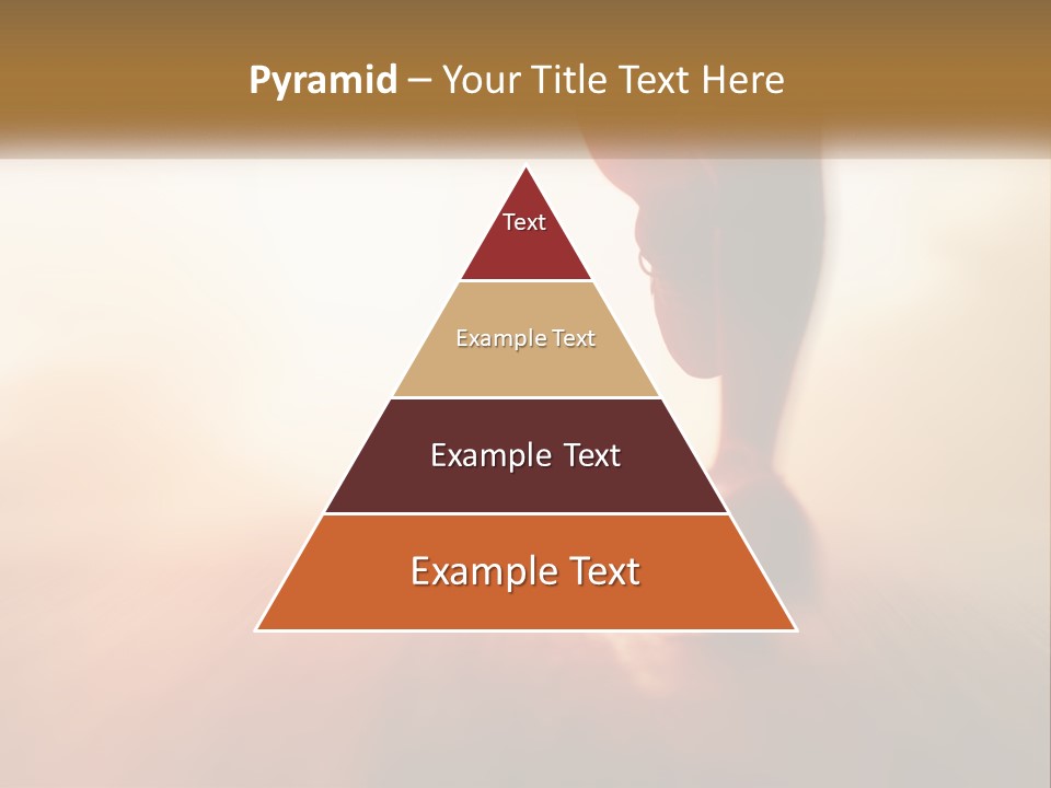 A Person Walking On A Wooden Floor With A Blurry Background PowerPoint Template