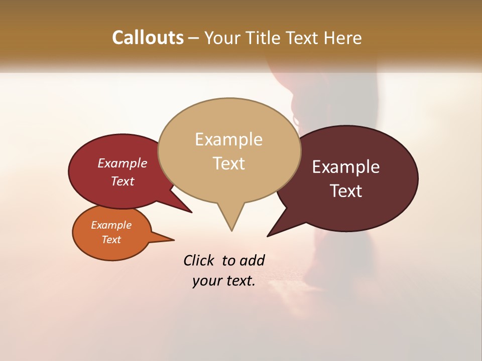 A Person Walking On A Wooden Floor With A Blurry Background PowerPoint Template