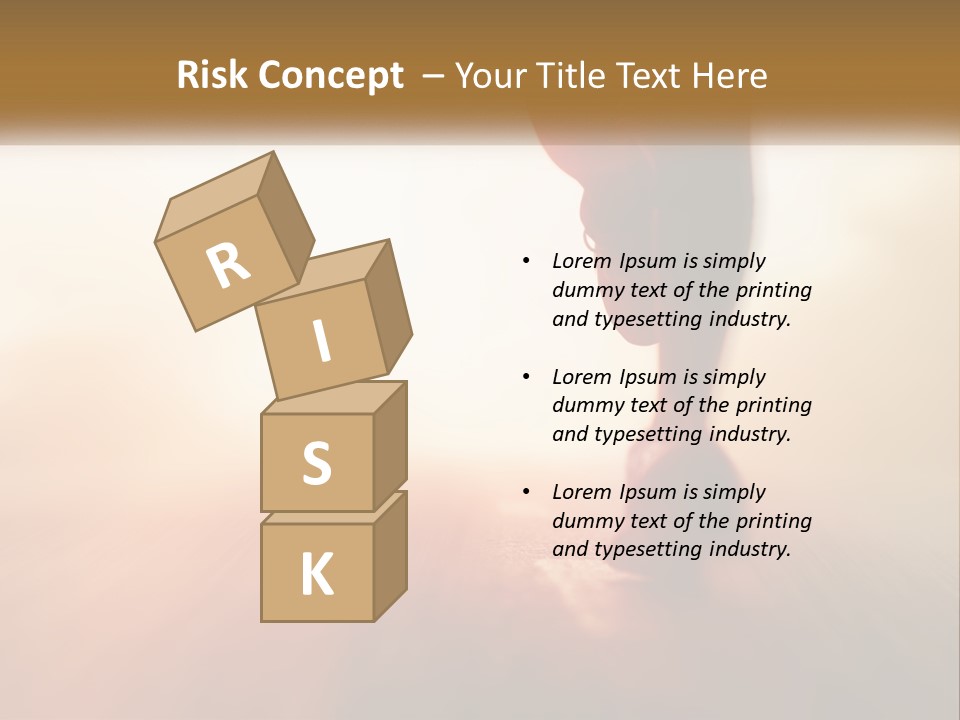 A Person Walking On A Wooden Floor With A Blurry Background PowerPoint Template
