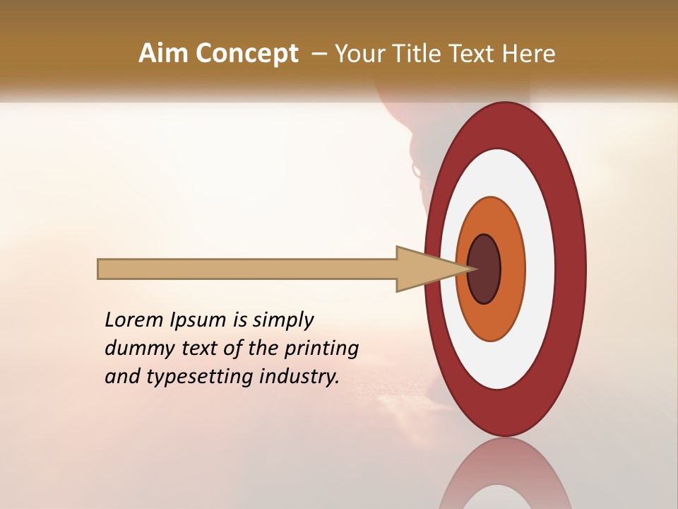 A Person Walking On A Wooden Floor With A Blurry Background PowerPoint Template