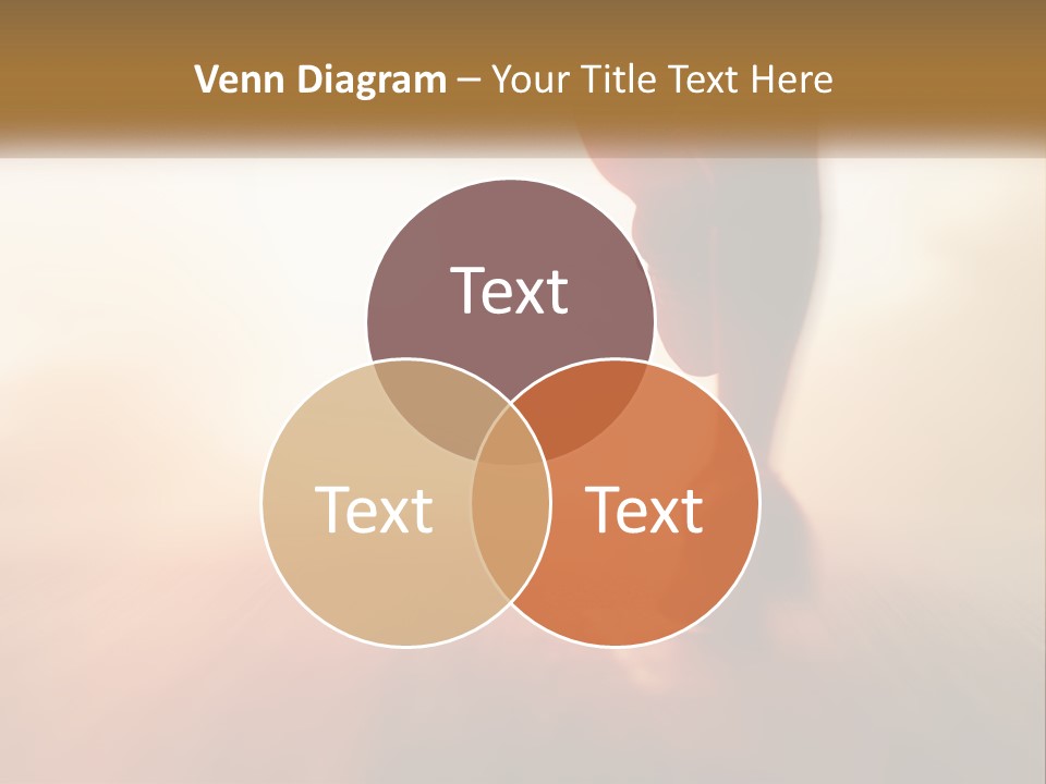 A Person Walking On A Wooden Floor With A Blurry Background PowerPoint Template