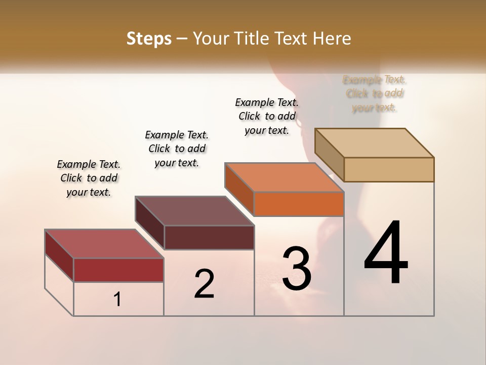 A Person Walking On A Wooden Floor With A Blurry Background PowerPoint Template