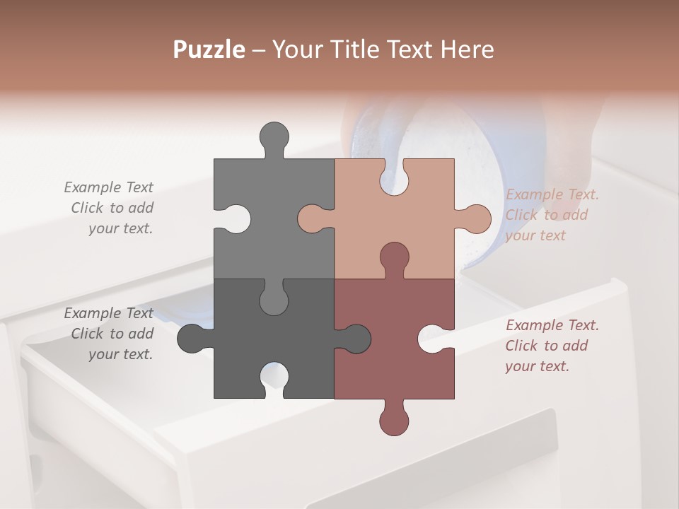 A Person Is Cleaning A Drawer With A Rag PowerPoint Template
