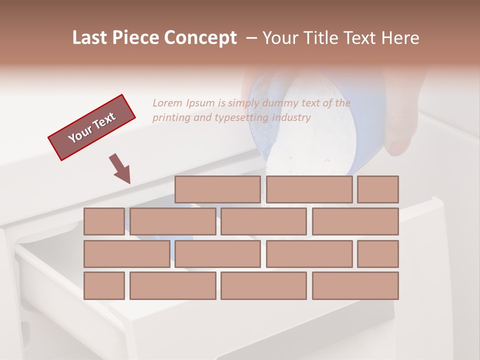 A Person Is Cleaning A Drawer With A Rag PowerPoint Template