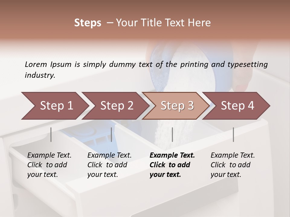 A Person Is Cleaning A Drawer With A Rag PowerPoint Template