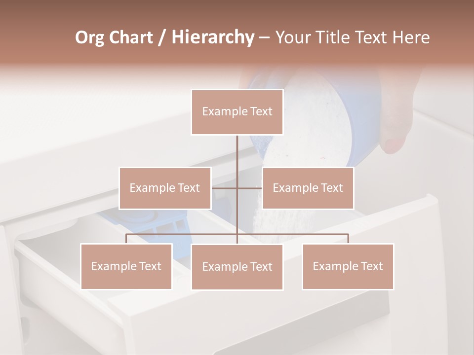 A Person Is Cleaning A Drawer With A Rag PowerPoint Template