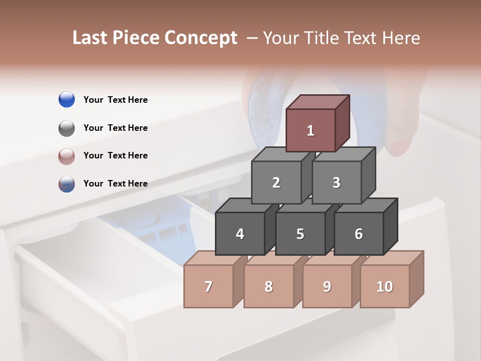 A Person Is Cleaning A Drawer With A Rag PowerPoint Template