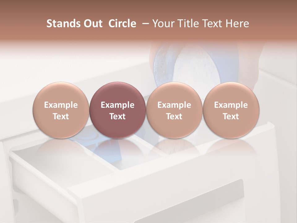 A Person Is Cleaning A Drawer With A Rag PowerPoint Template