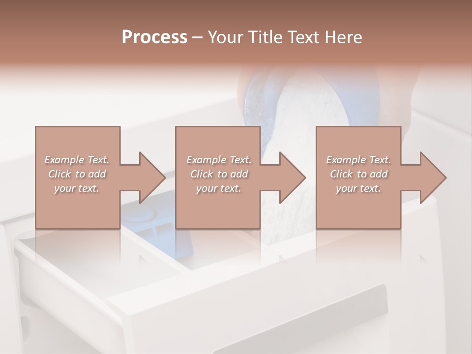 A Person Is Cleaning A Drawer With A Rag PowerPoint Template
