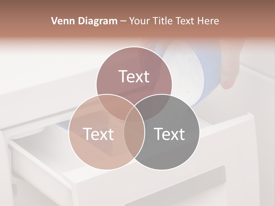 A Person Is Cleaning A Drawer With A Rag PowerPoint Template