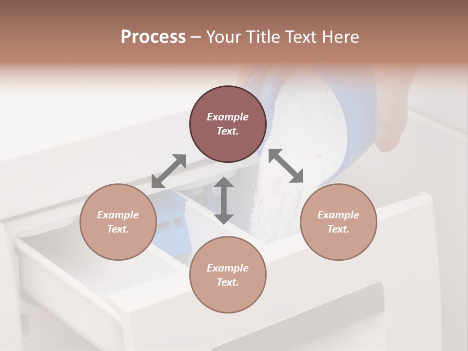 A Person Is Cleaning A Drawer With A Rag PowerPoint Template