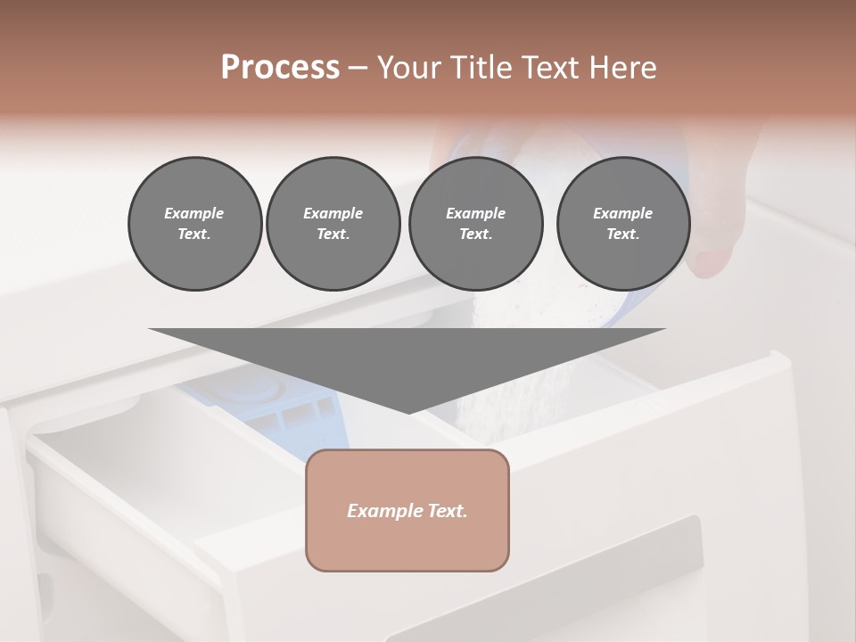 A Person Is Cleaning A Drawer With A Rag PowerPoint Template