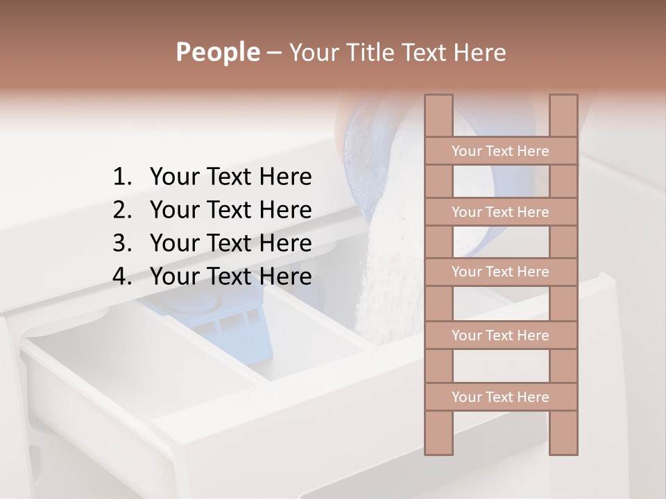 A Person Is Cleaning A Drawer With A Rag PowerPoint Template