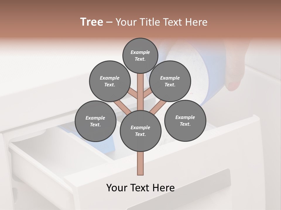 A Person Is Cleaning A Drawer With A Rag PowerPoint Template