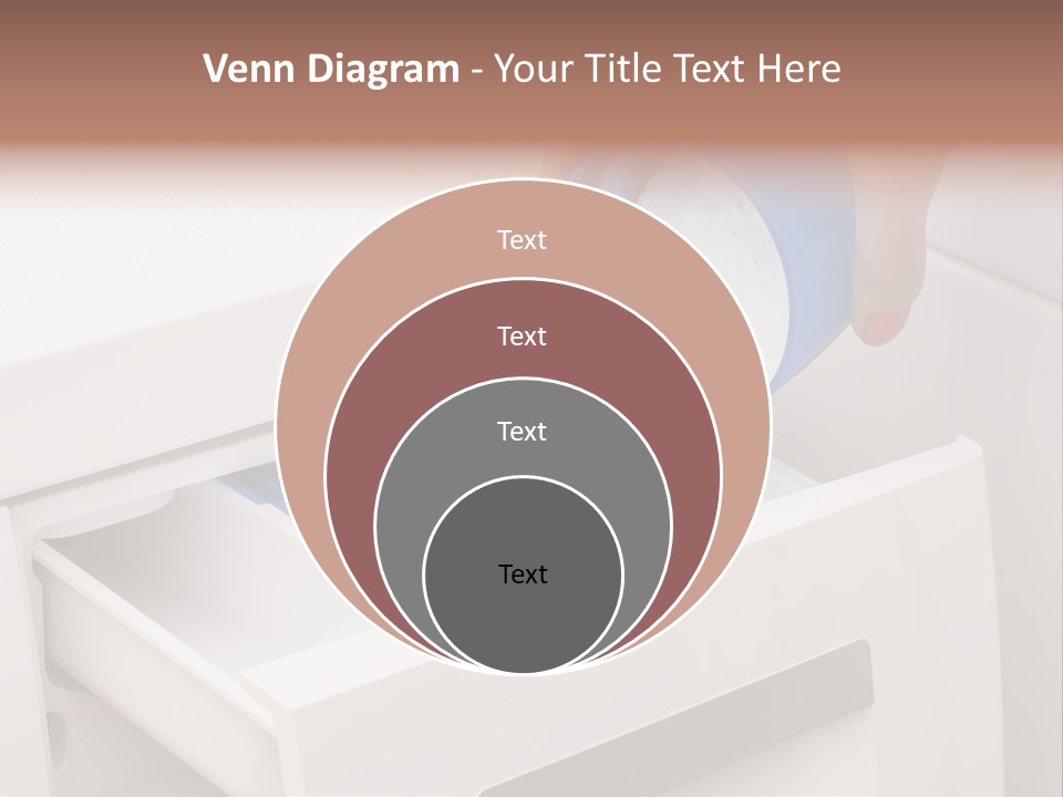 A Person Is Cleaning A Drawer With A Rag PowerPoint Template