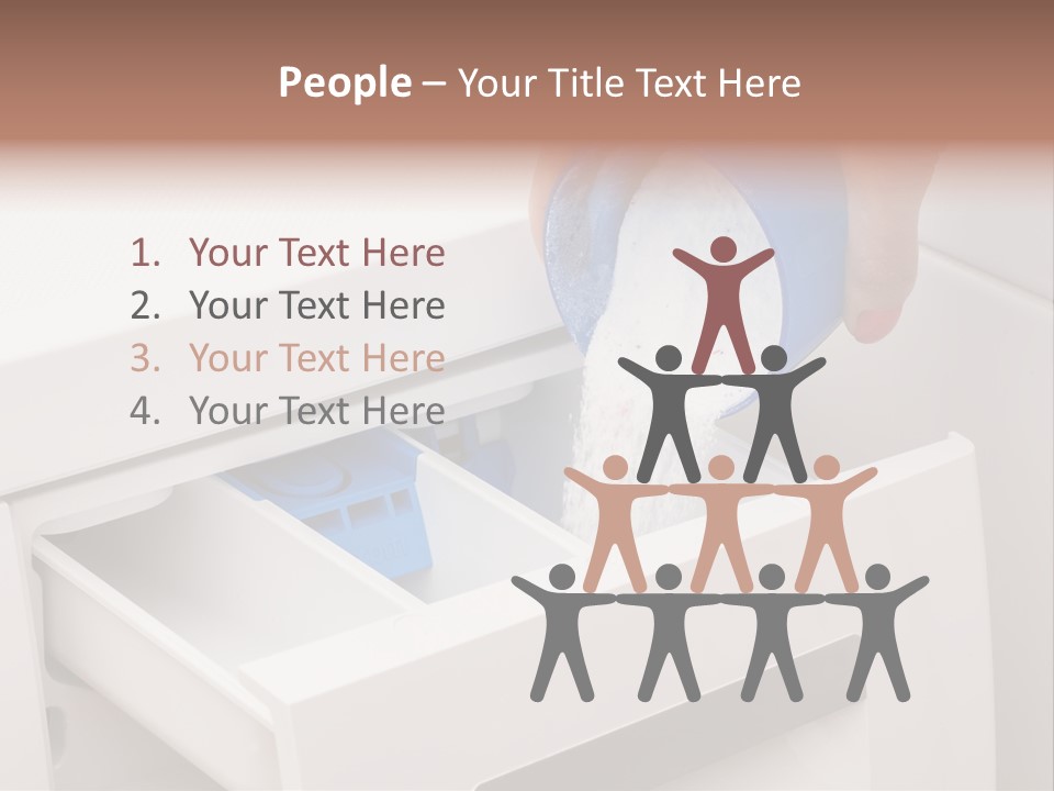A Person Is Cleaning A Drawer With A Rag PowerPoint Template