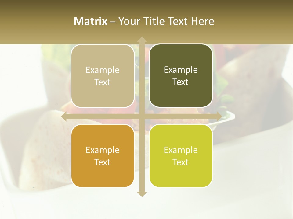 A Taco With Lettuce, Tomatoes, And Other Toppings PowerPoint Template