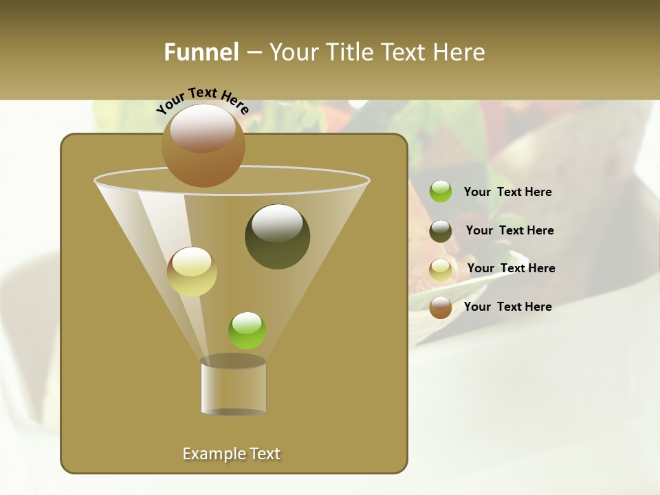 A Taco With Lettuce, Tomatoes, And Other Toppings PowerPoint Template