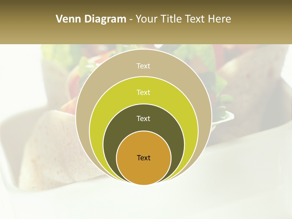 A Taco With Lettuce, Tomatoes, And Other Toppings PowerPoint Template