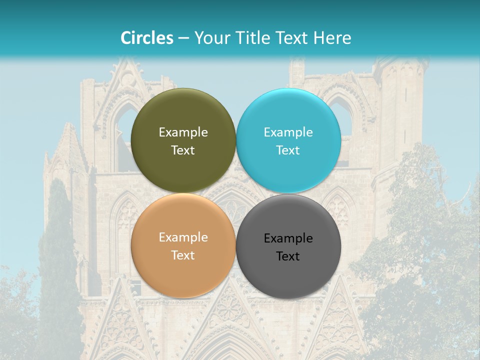 A Church With A Blue Sky In The Background PowerPoint Template