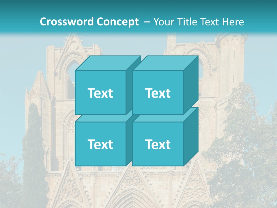 A Church With A Blue Sky In The Background PowerPoint Template
