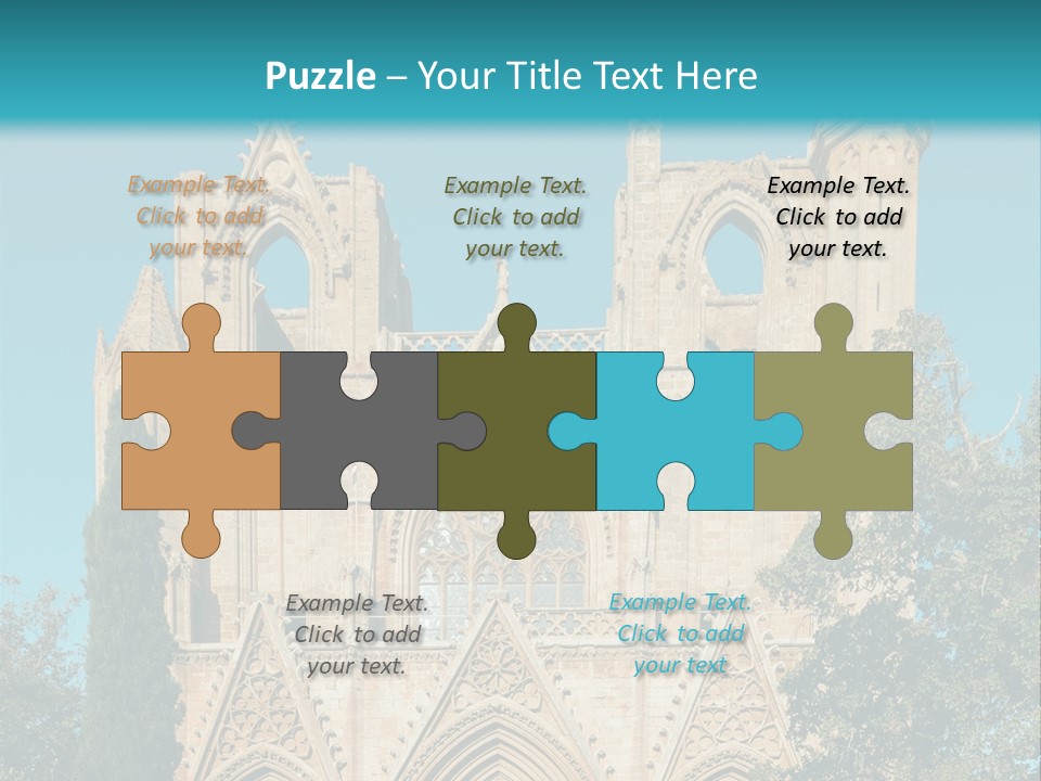 A Church With A Blue Sky In The Background PowerPoint Template