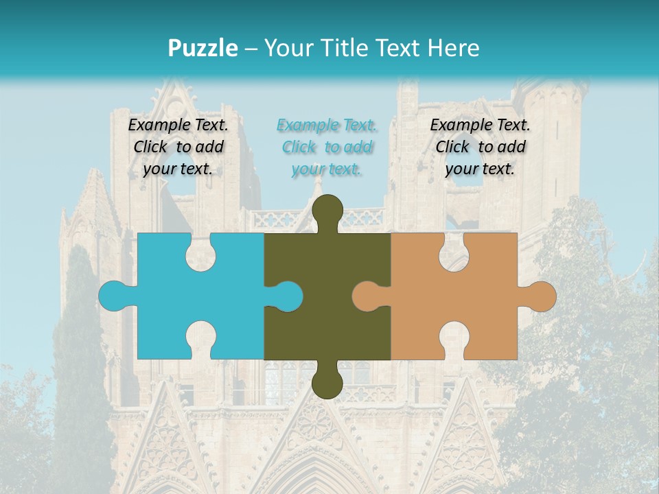 A Church With A Blue Sky In The Background PowerPoint Template