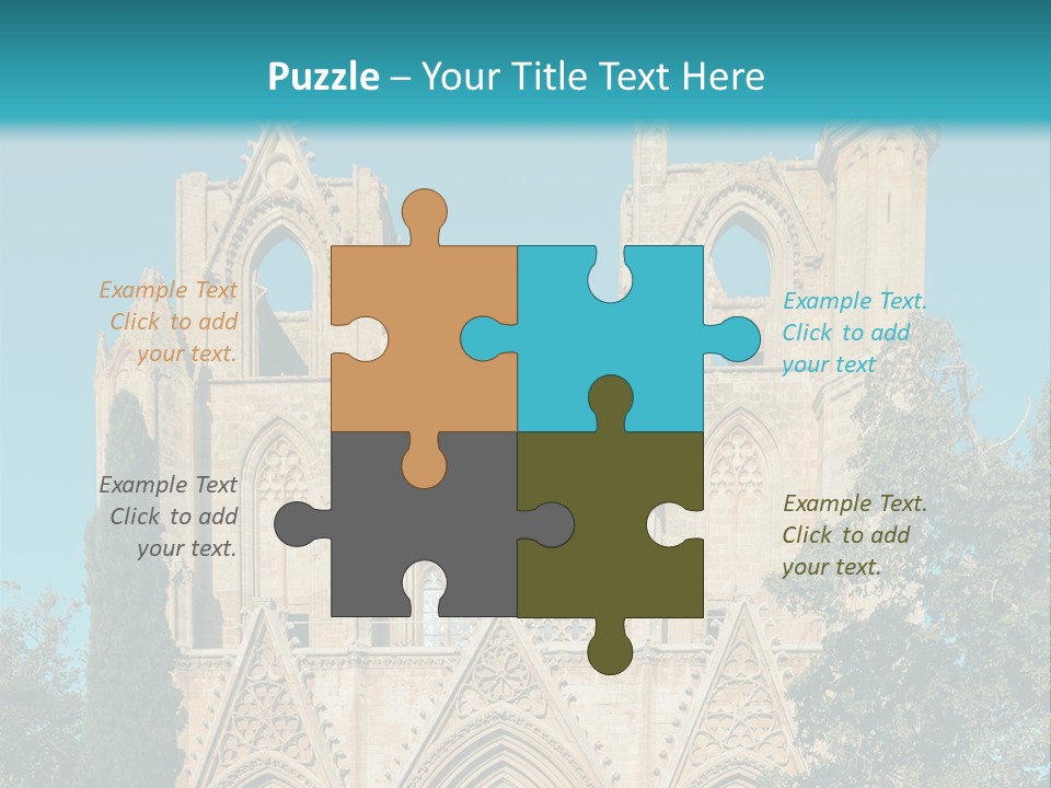 A Church With A Blue Sky In The Background PowerPoint Template