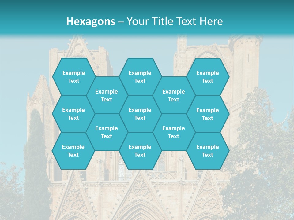 A Church With A Blue Sky In The Background PowerPoint Template