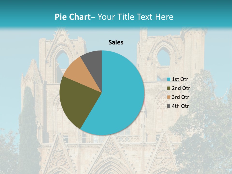 A Church With A Blue Sky In The Background PowerPoint Template