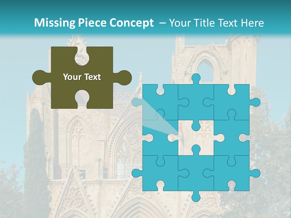 A Church With A Blue Sky In The Background PowerPoint Template