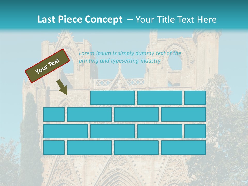A Church With A Blue Sky In The Background PowerPoint Template