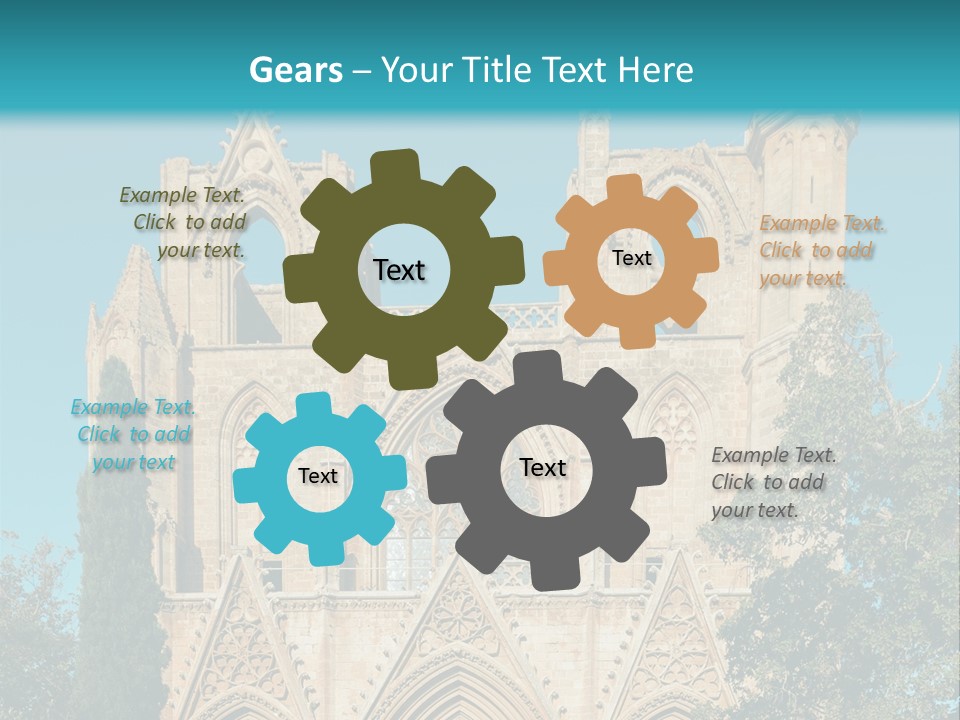 A Church With A Blue Sky In The Background PowerPoint Template
