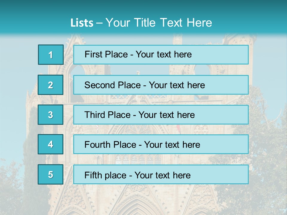 A Church With A Blue Sky In The Background PowerPoint Template