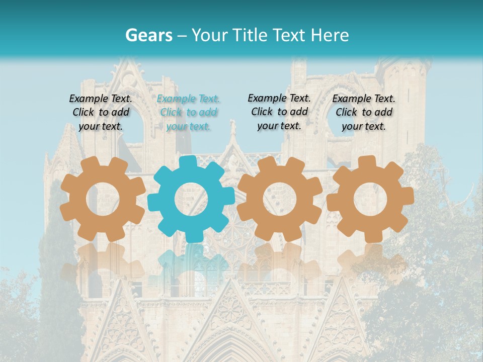 A Church With A Blue Sky In The Background PowerPoint Template