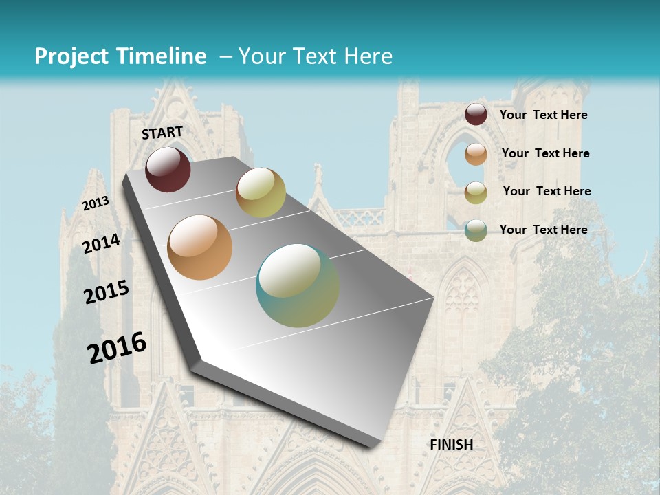A Church With A Blue Sky In The Background PowerPoint Template