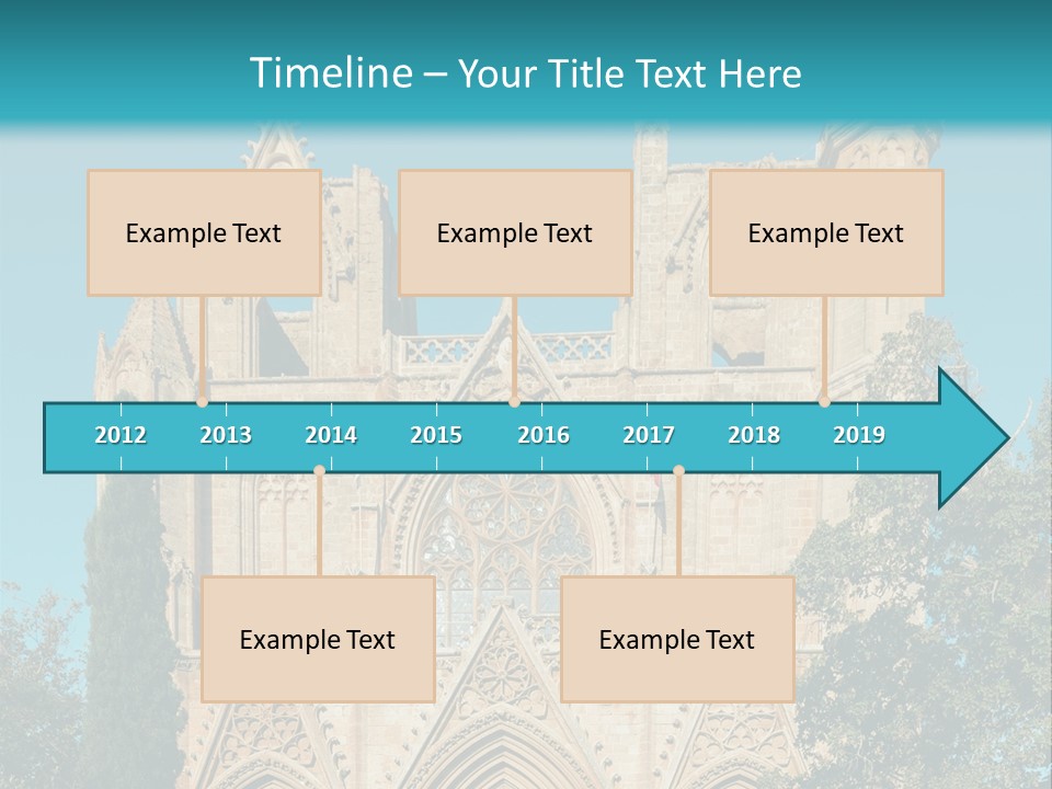 A Church With A Blue Sky In The Background PowerPoint Template