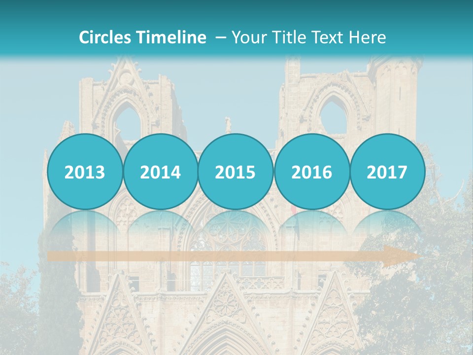 A Church With A Blue Sky In The Background PowerPoint Template