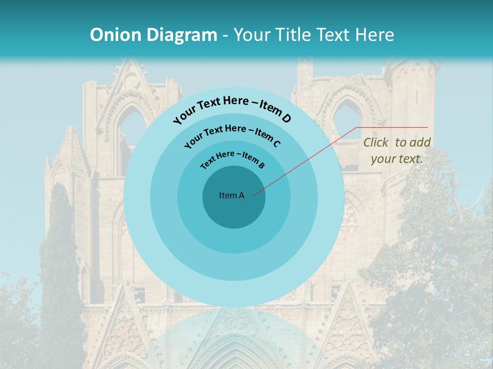 A Church With A Blue Sky In The Background PowerPoint Template