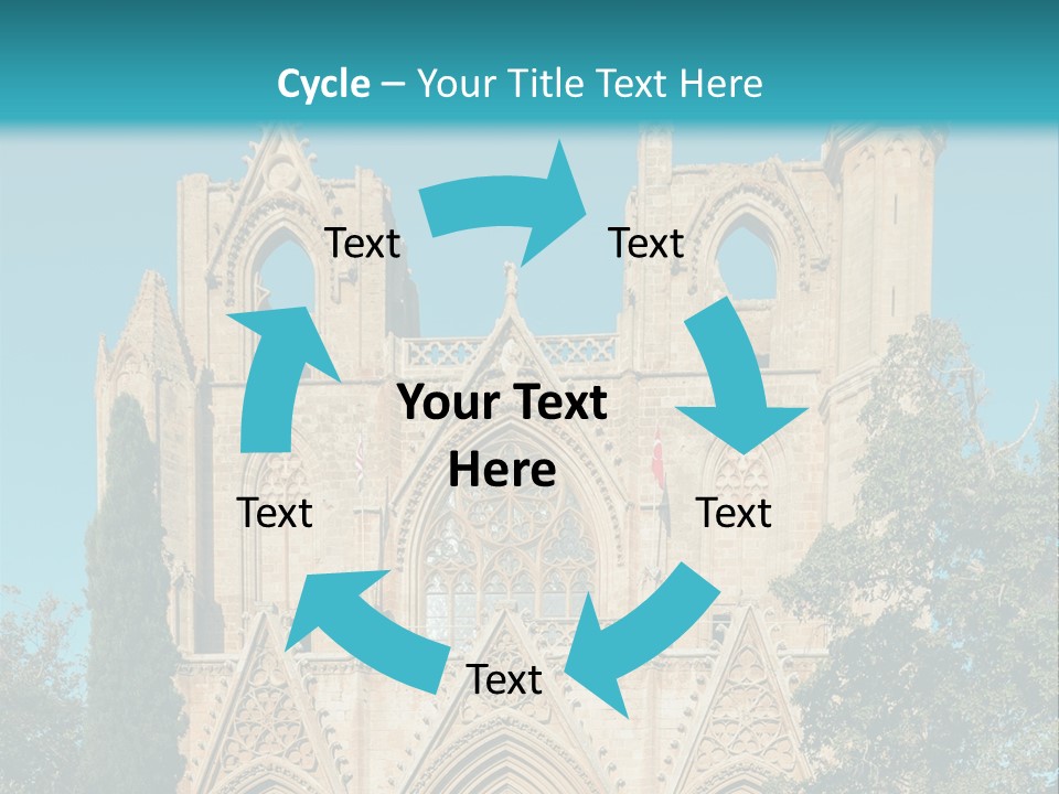 A Church With A Blue Sky In The Background PowerPoint Template