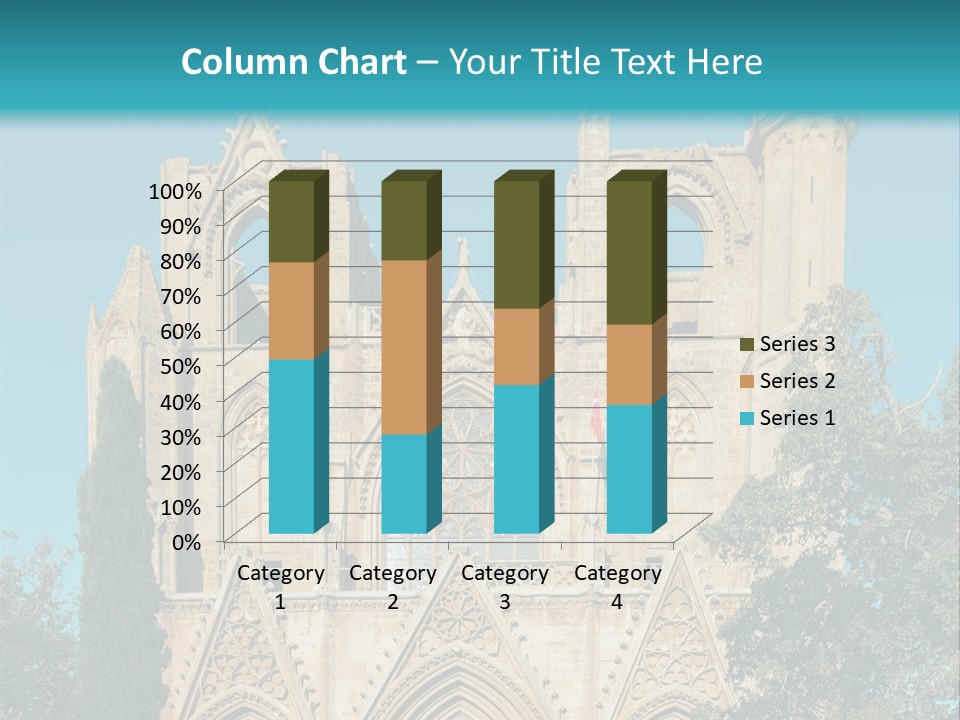 A Church With A Blue Sky In The Background PowerPoint Template
