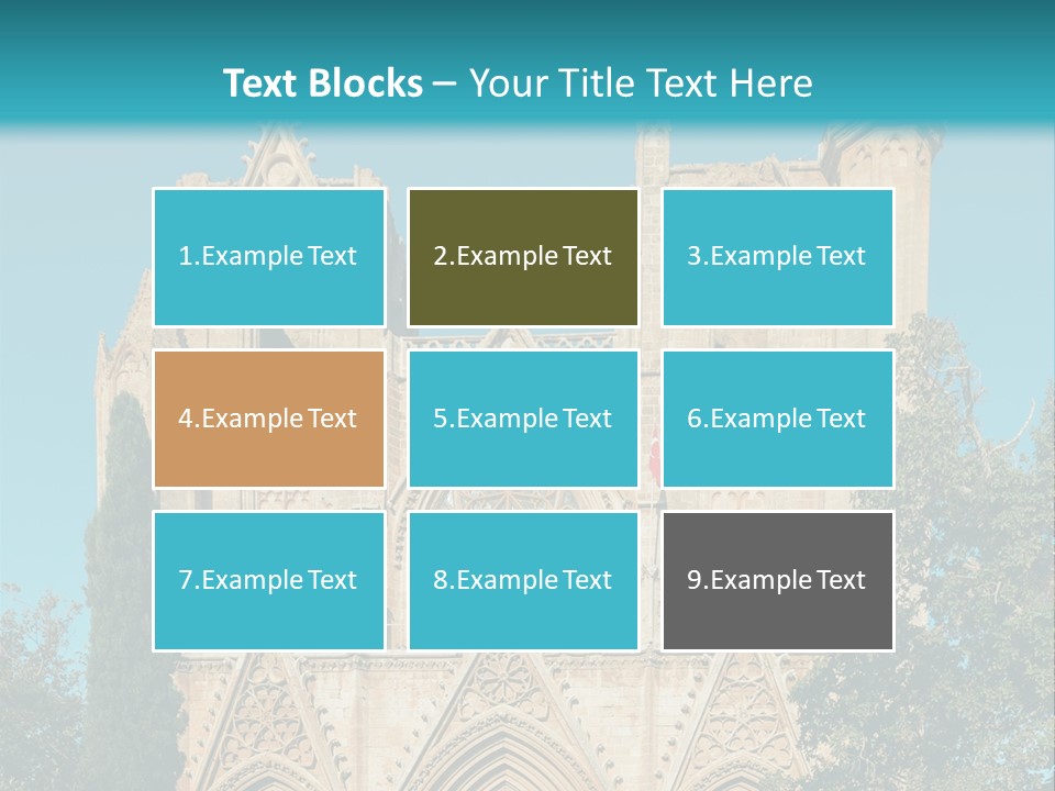 A Church With A Blue Sky In The Background PowerPoint Template