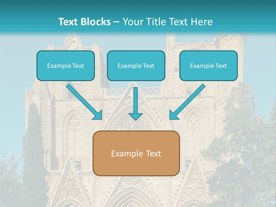 A Church With A Blue Sky In The Background PowerPoint Template